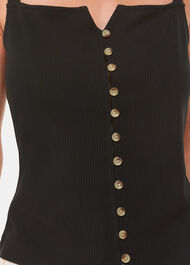 Strappy Button Through Vest