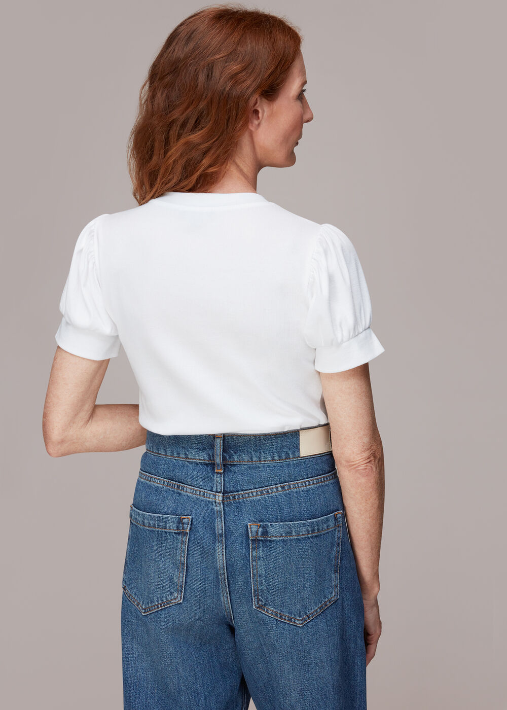 Puff Sleeve Rib Tee