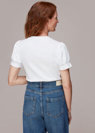 Puff Sleeve Rib Tee