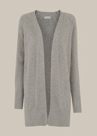 Longline Cardigan Grey
