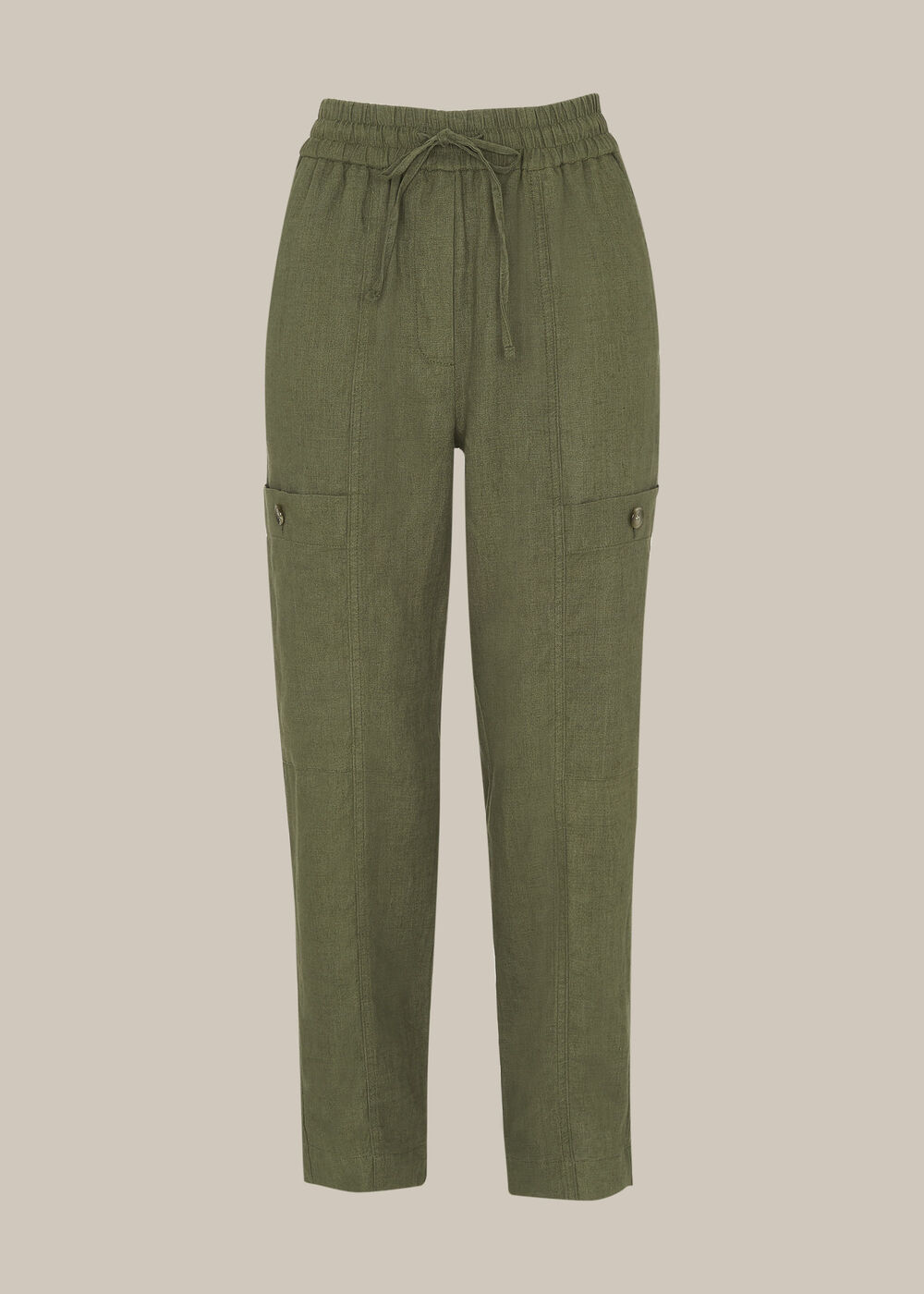 Cargo Linen Trouser