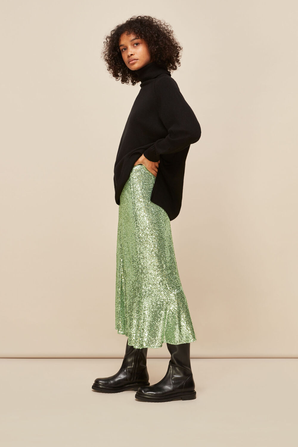 Suki Sequin Skirt