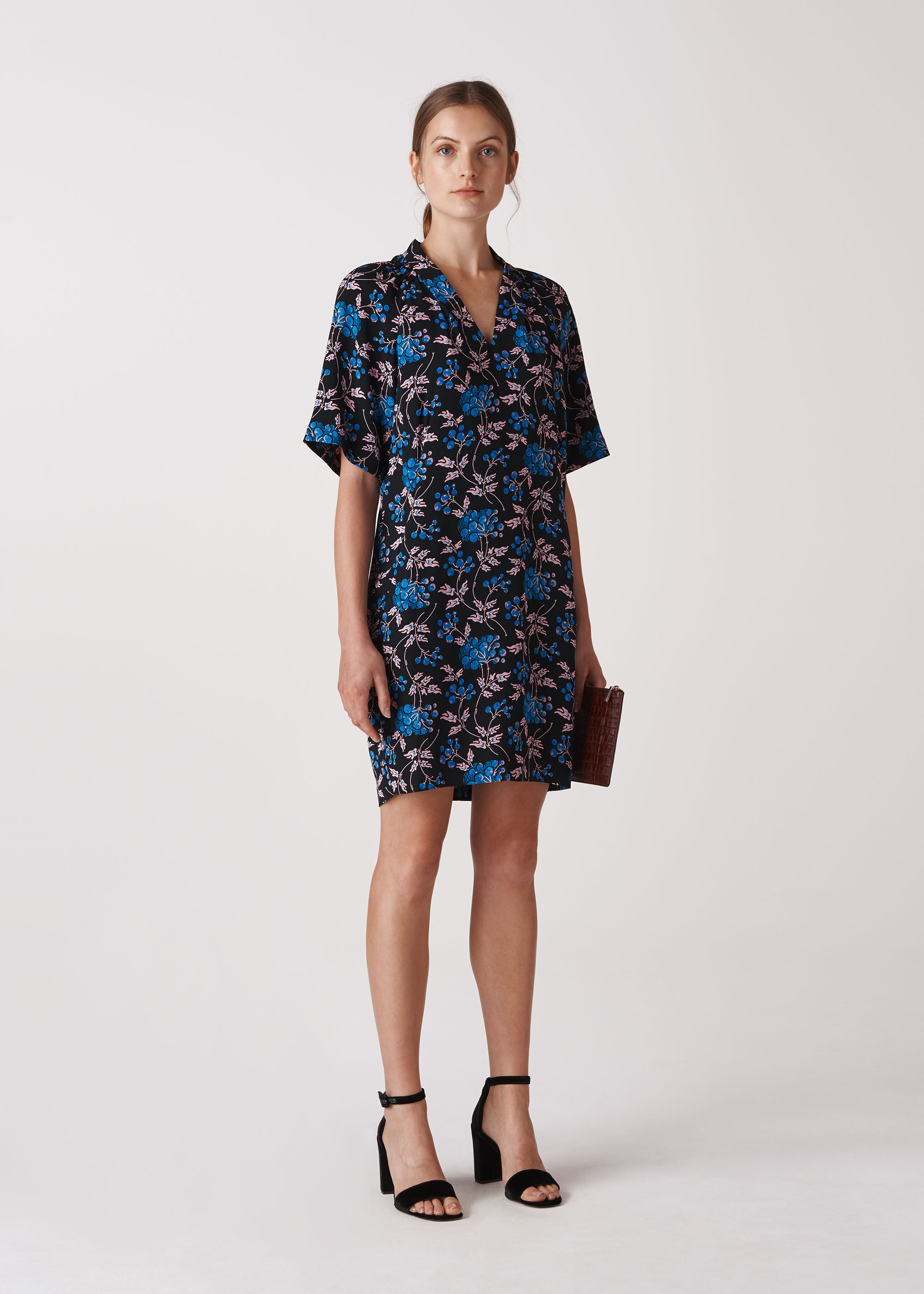 Whistles elderberry top sweat dress