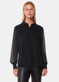 Hot Fix Sheer Shirt