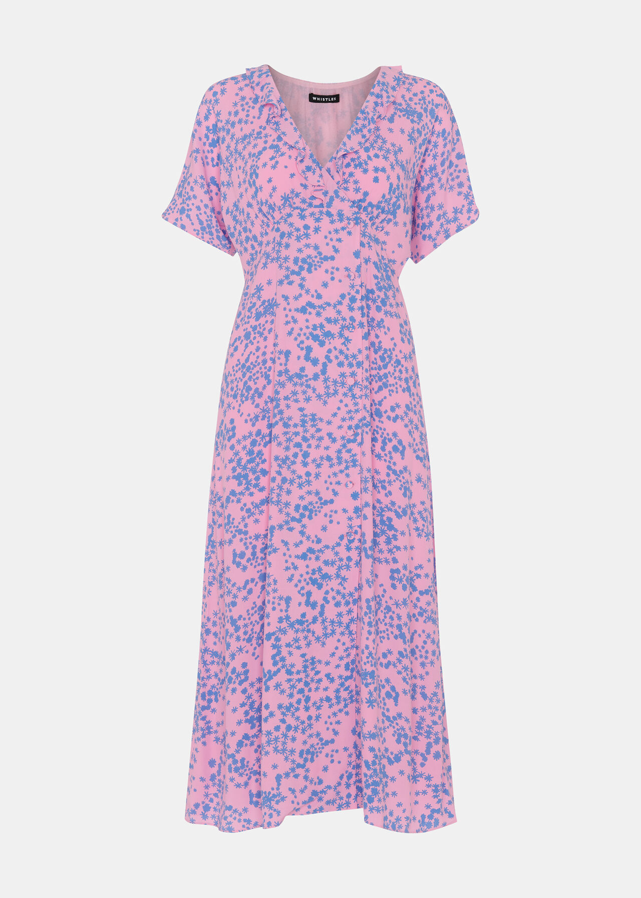Dandelion Floral Midi Dress