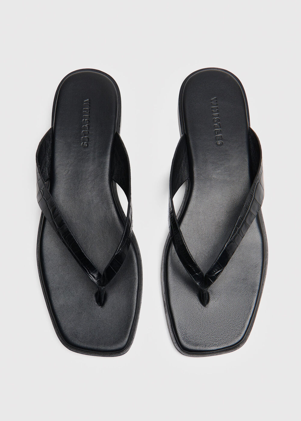 Croc Embossed Flip Flop
