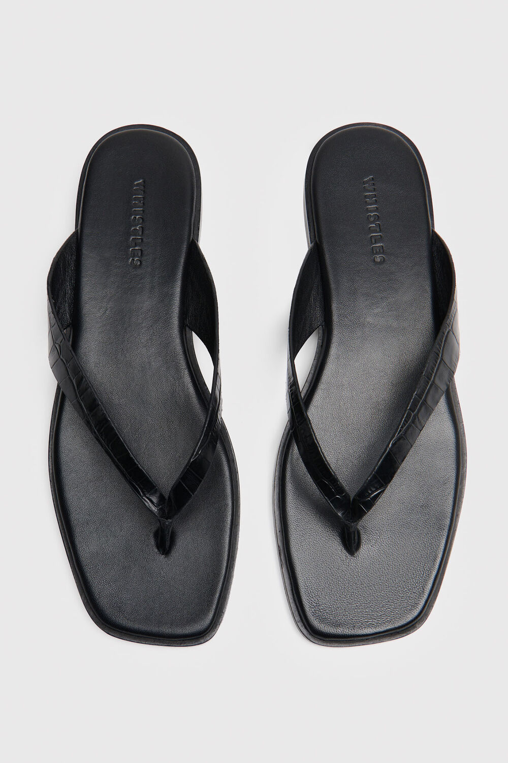 Croc Embossed Flip Flop