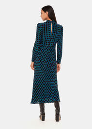 Abacus Check High Neck Dress