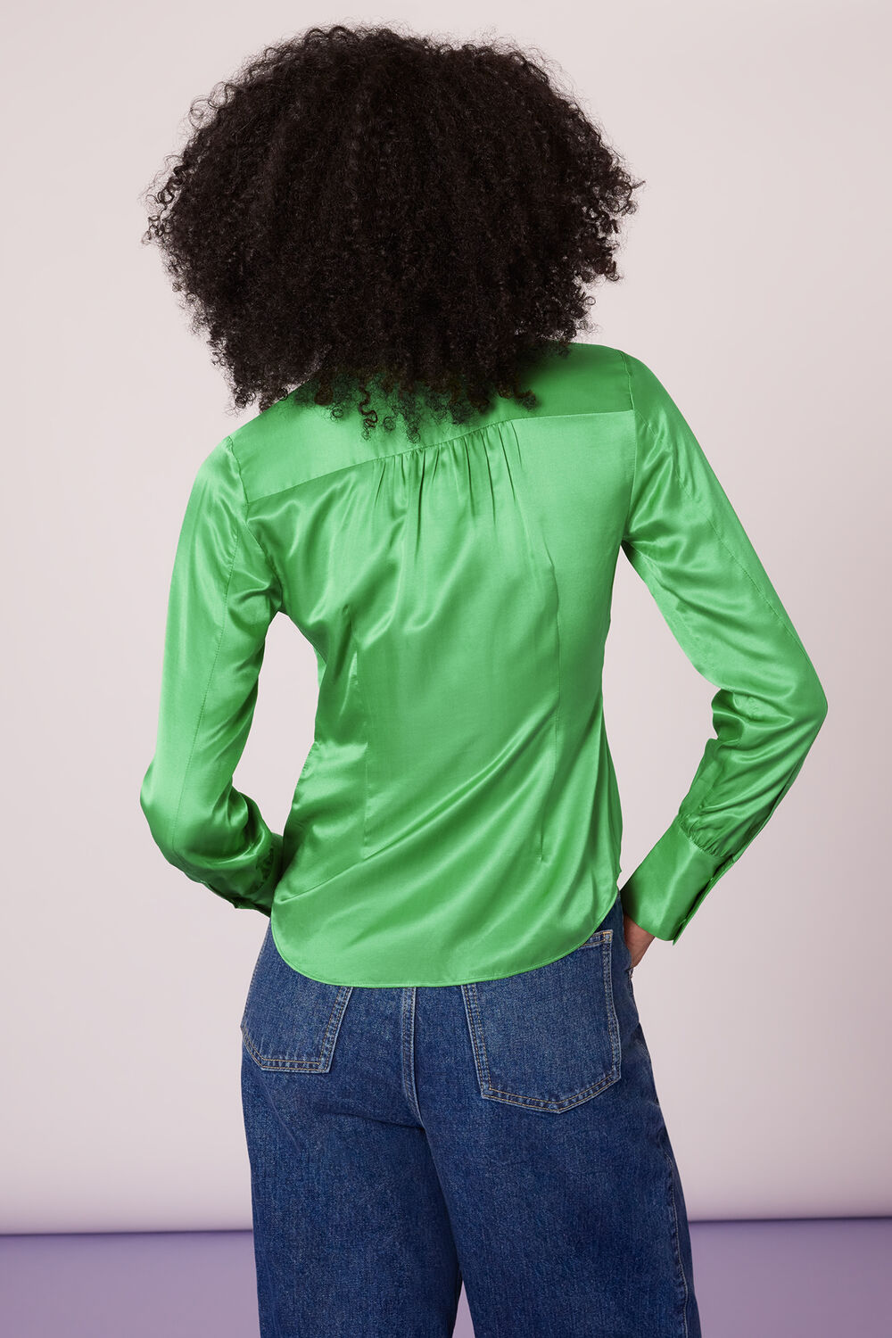 Hallie Silk Mix Shirt