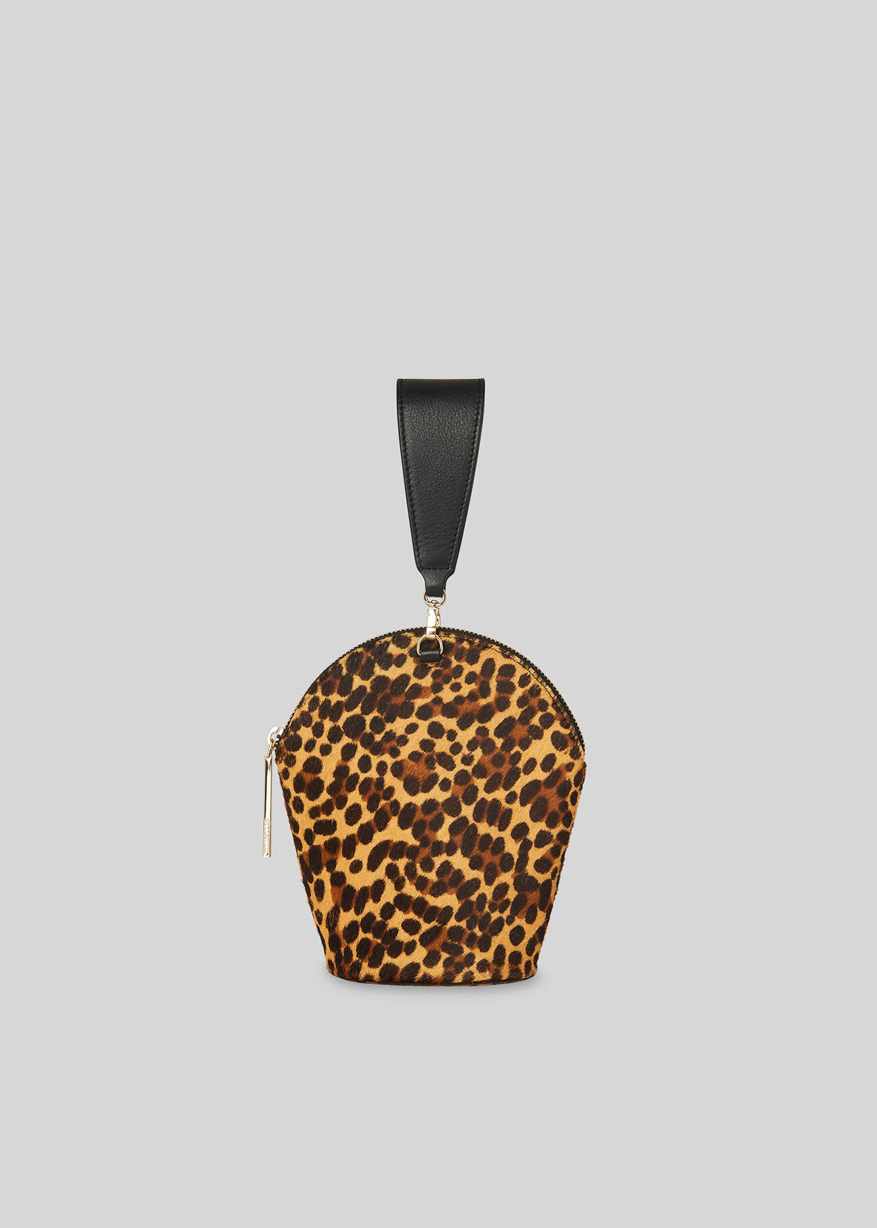 Leonard Leopard Wristlet