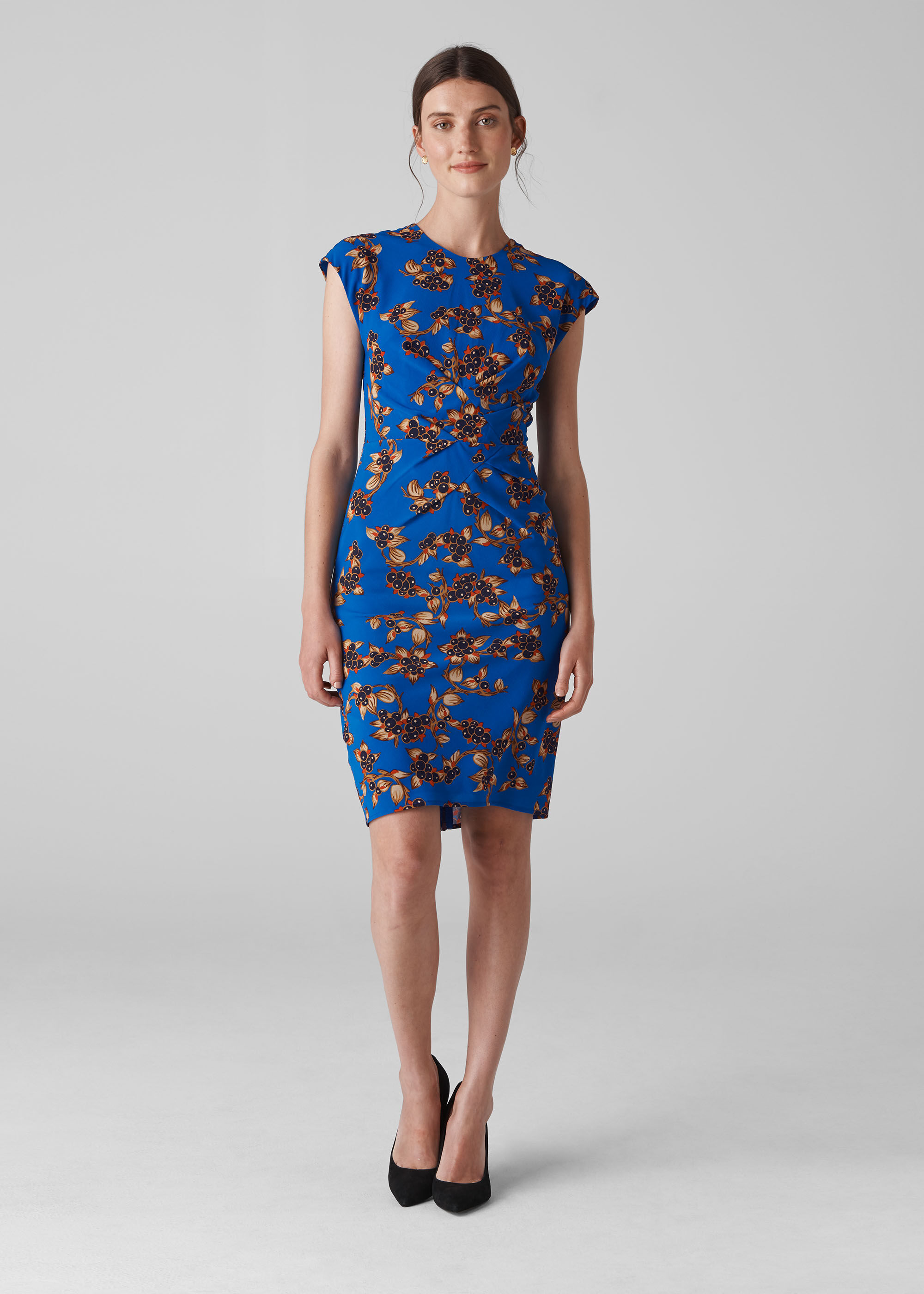 Whistles silk bodycon dress cheap