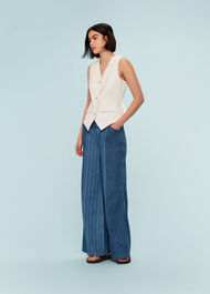 Bina Linen Waistcoat