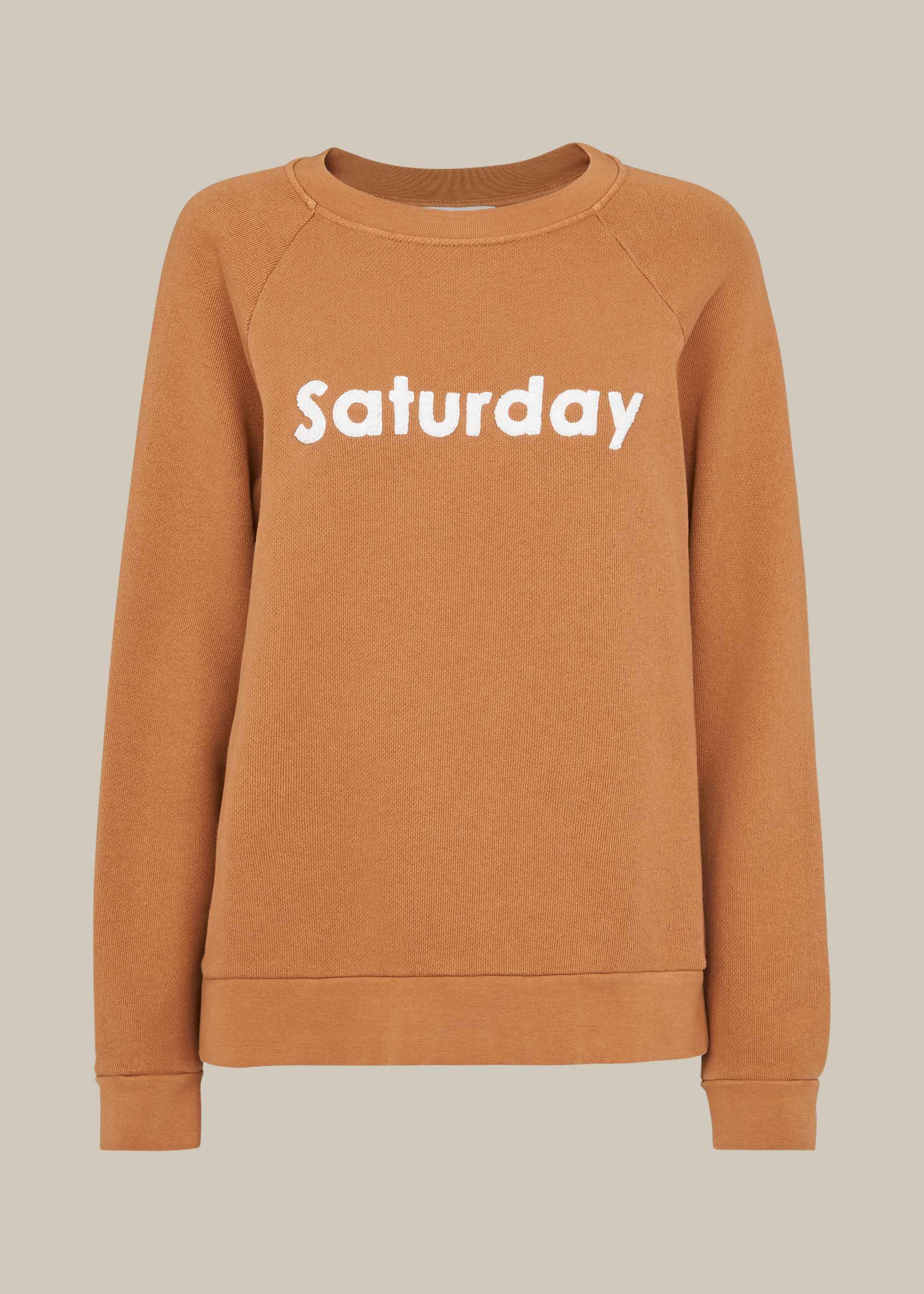 Whistles yellow saturday sweatshirt sale