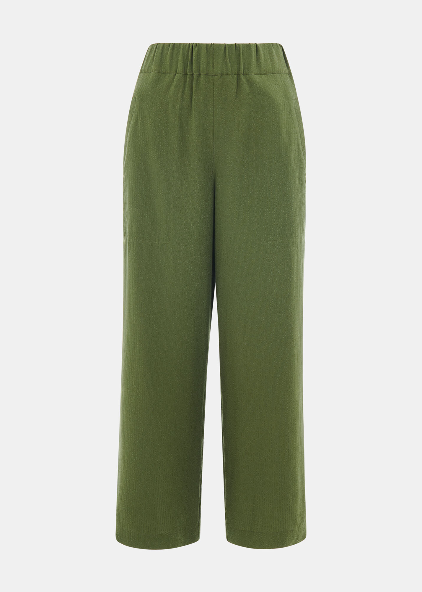 Khaki Jade Side Zip Trouser WHISTLES