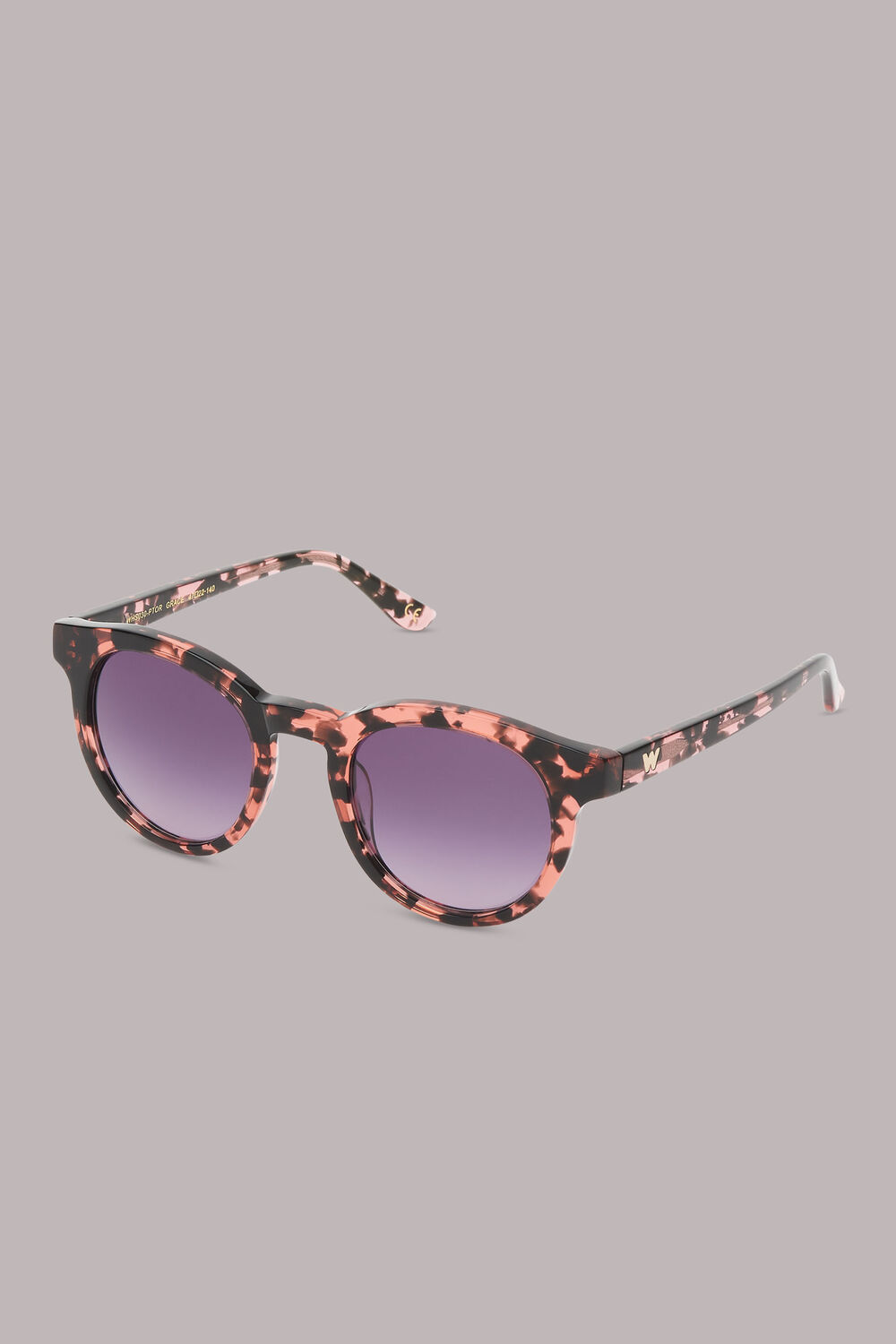 Gracie Round Tort Sunglasses