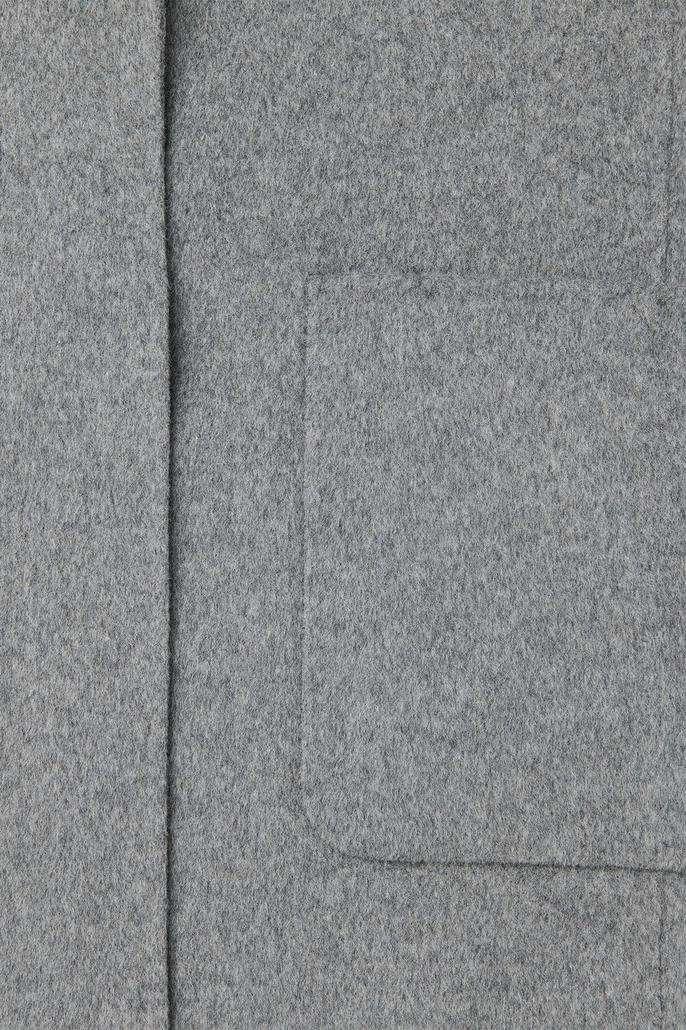 Grey Cassie Double Face Pocket Coat