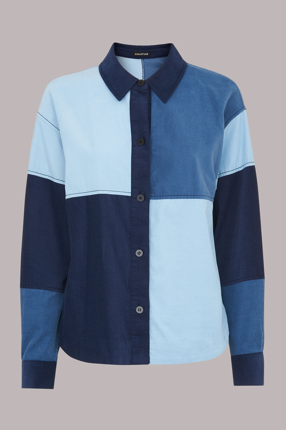 Annie Patchwork Cord Top