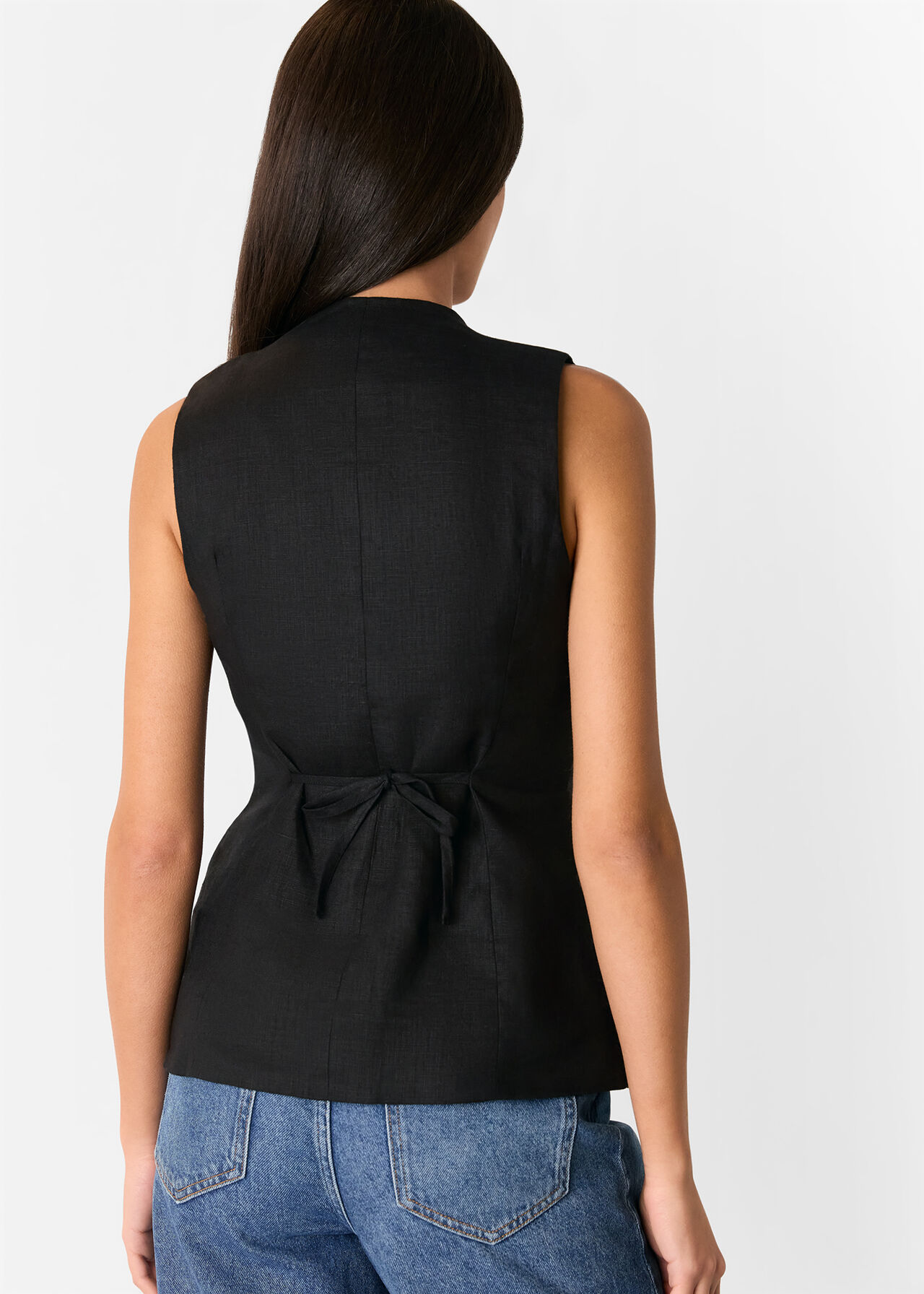 Molly Linen Waistcoat
