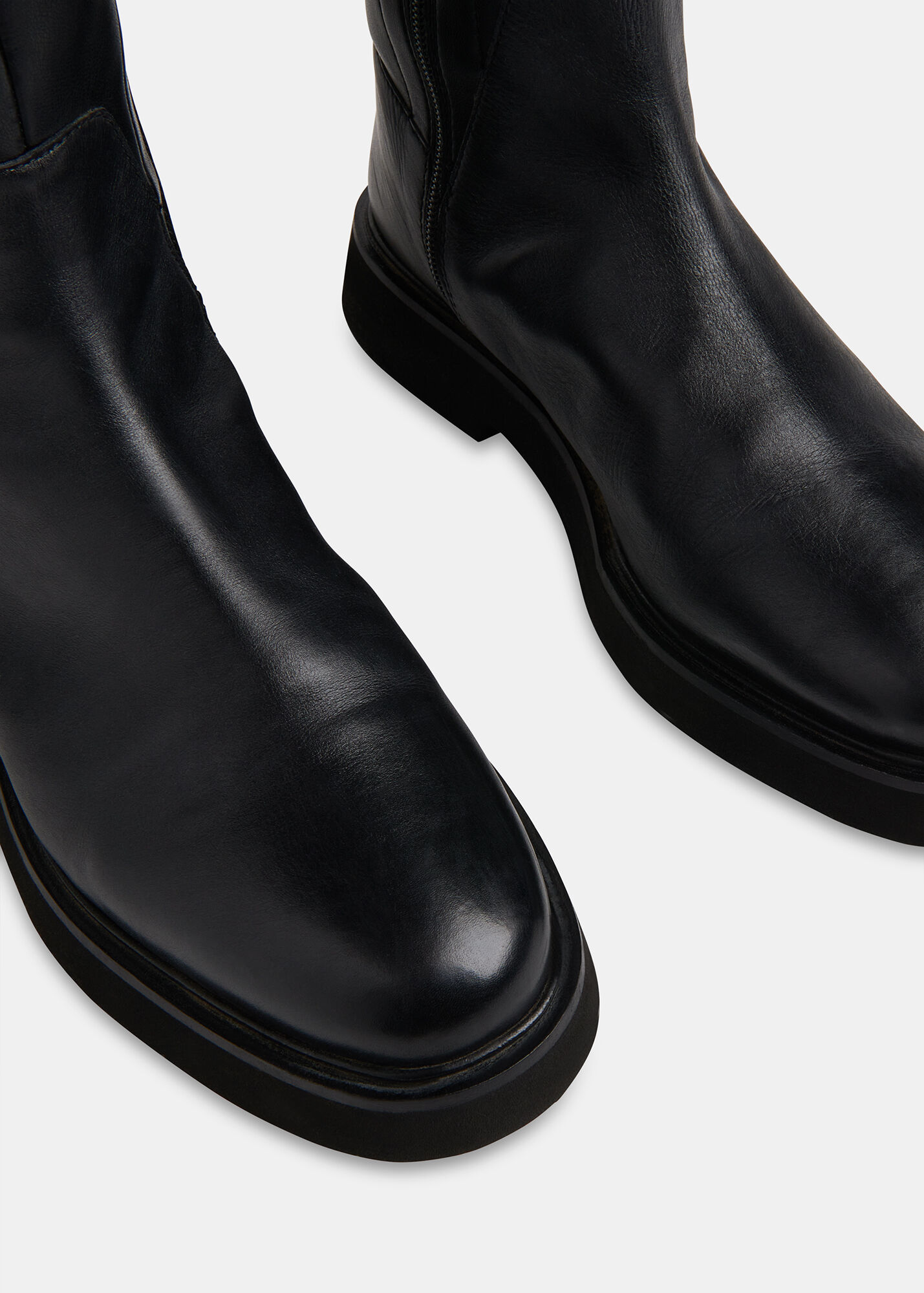 Black Quin Stretch Knee High Boot WHISTLES