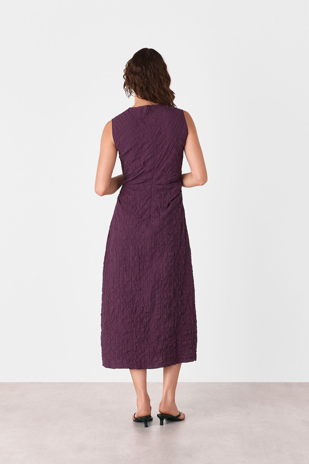 Lori Textured Midi Dress