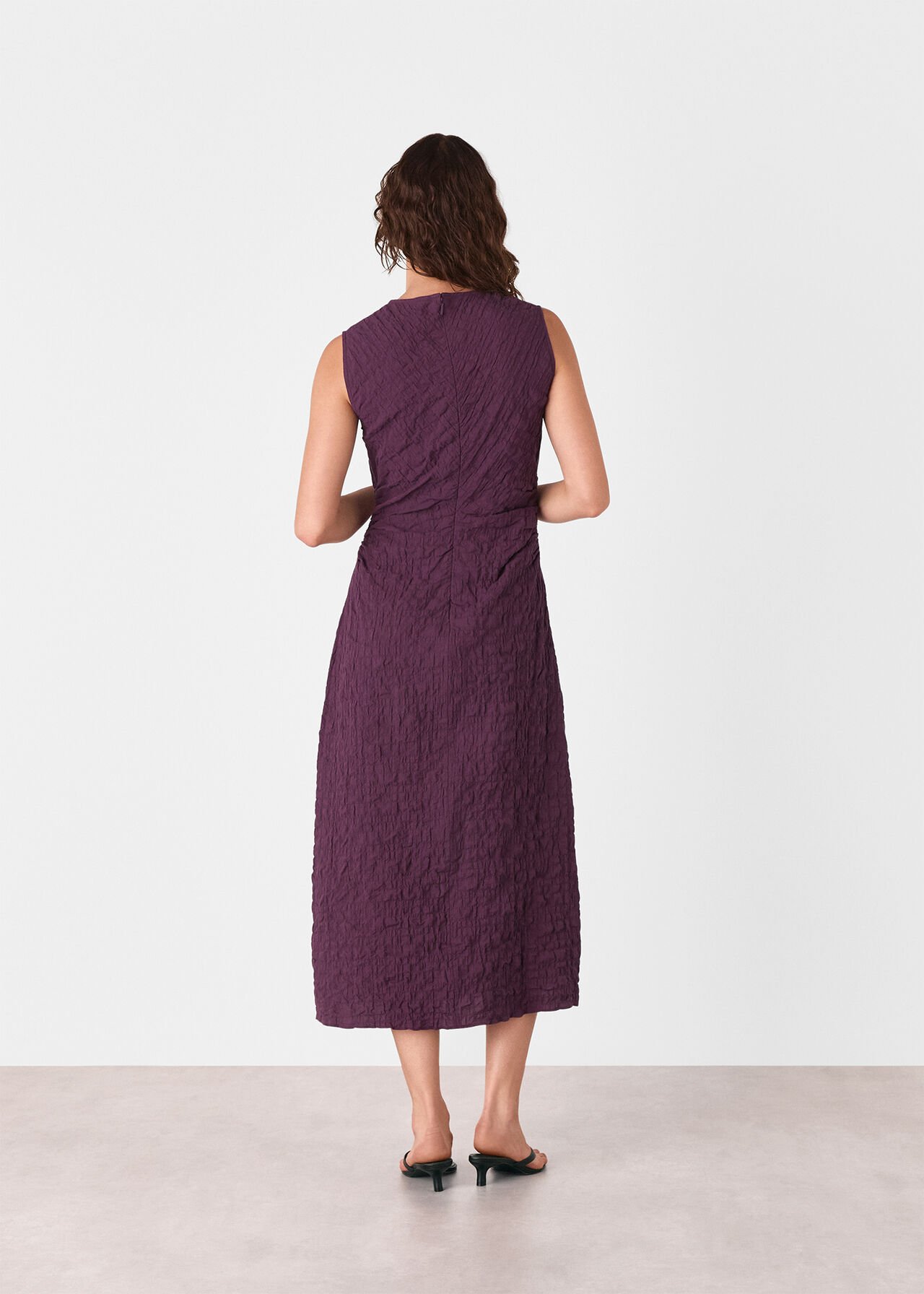 Lori Textured Midi Dress