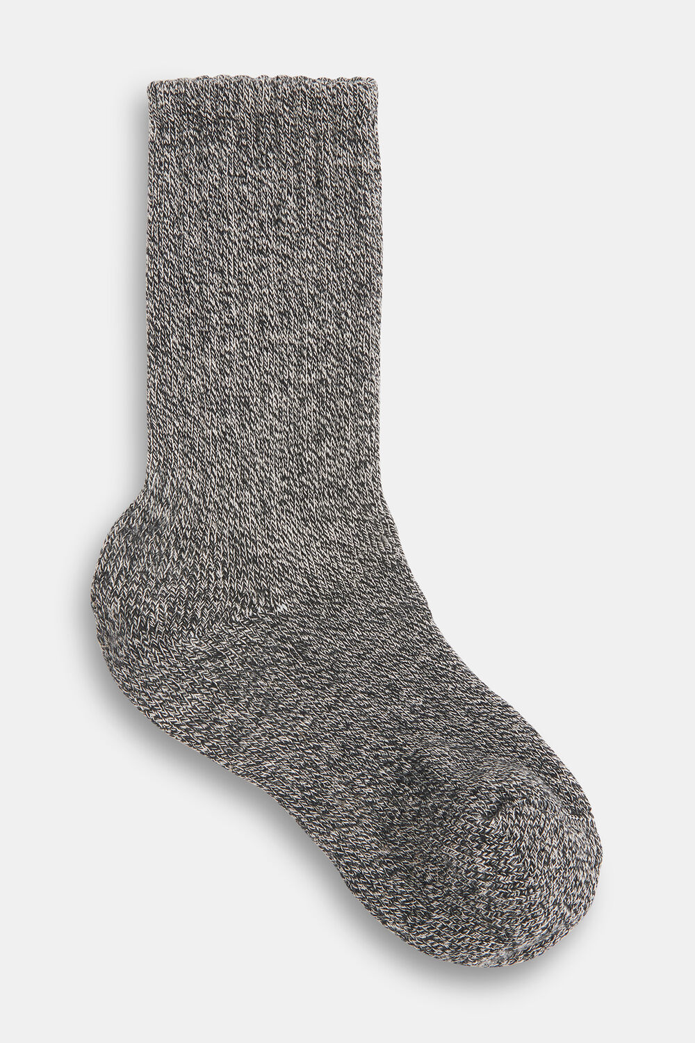 Black Chunky Marl Socks