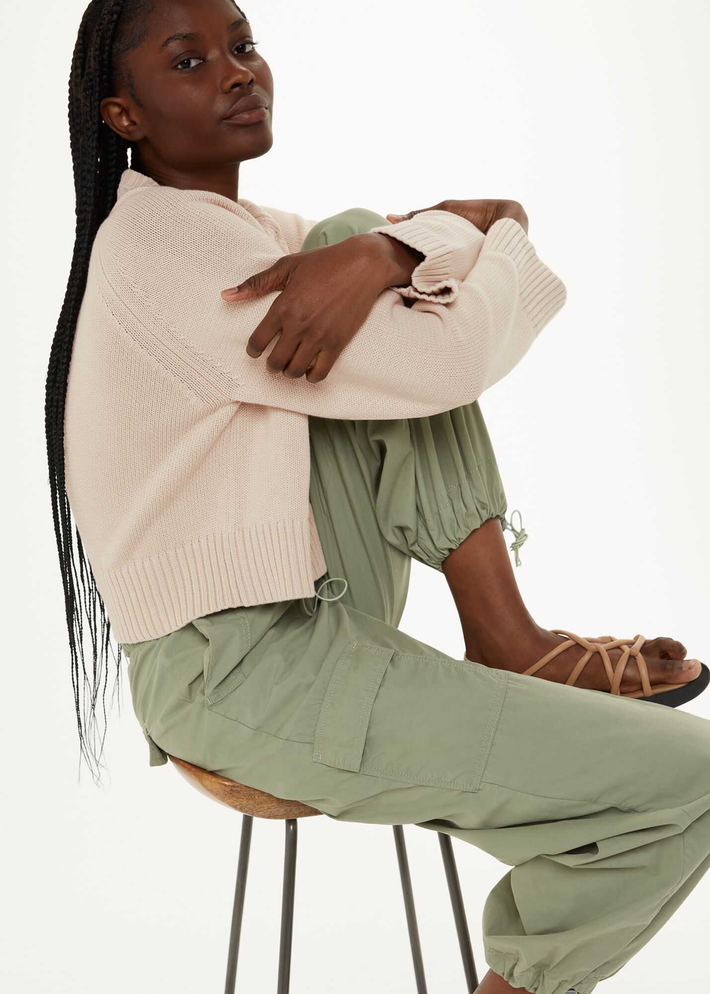 Ivory Ribbed Detail Cotton Cardigan WHISTLES