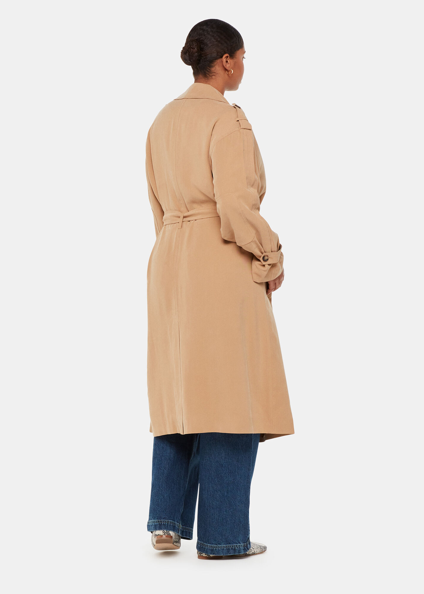 Neutral Riley Trench Coat | WHISTLES