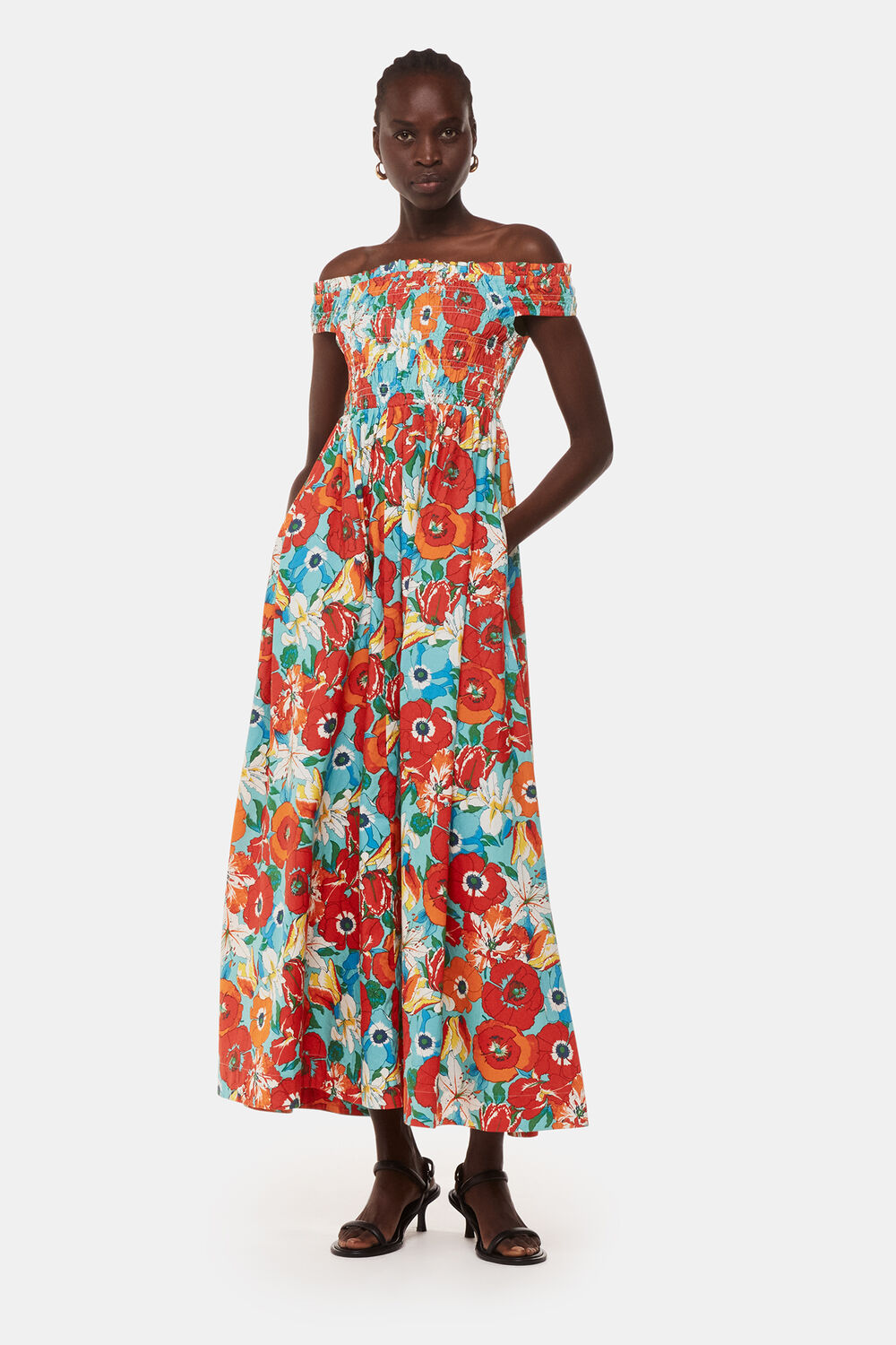 Blossom Tulips Bardot Dress
