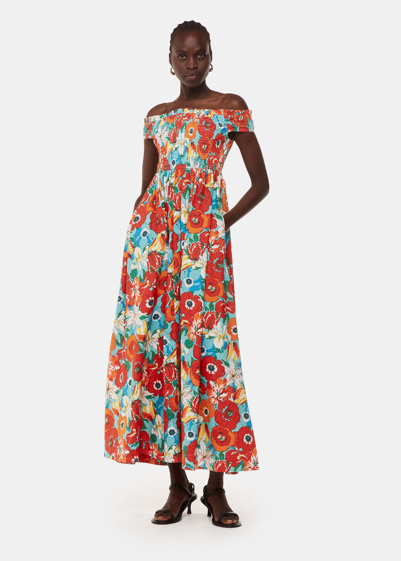 Blossom Tulips Bardot Dress