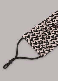 Abstract Heart Face Covering
