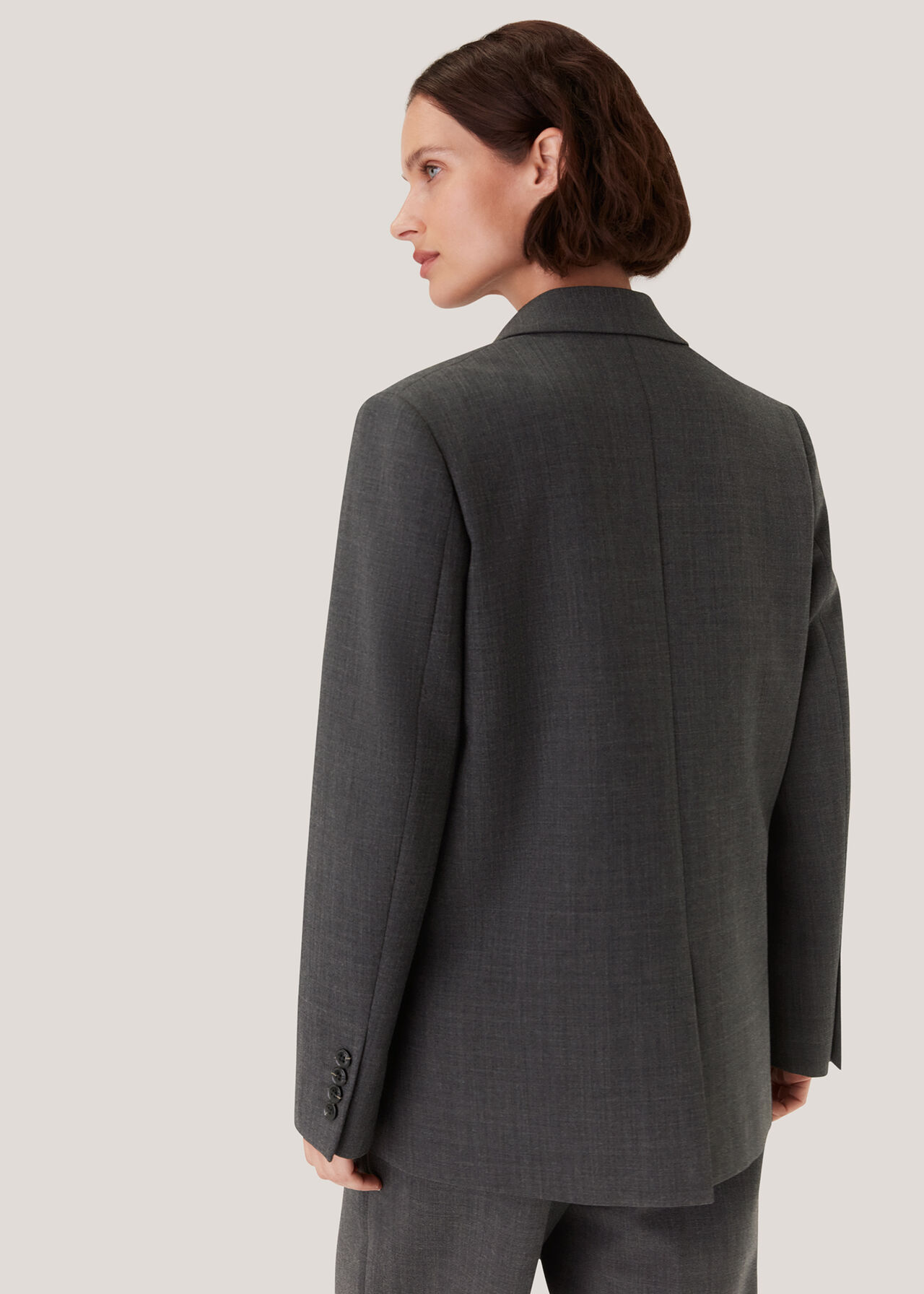 Natalie Wool Blend Blazer