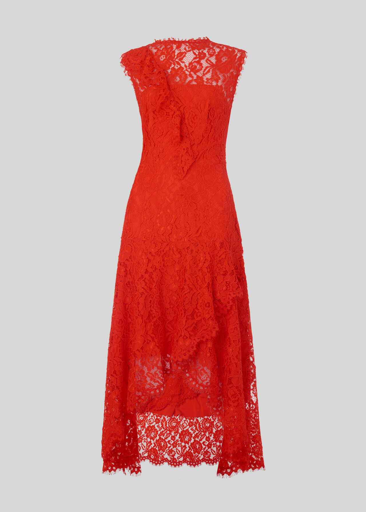 Willow Lace Dress Red