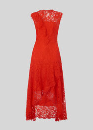 Willow Lace Dress Red