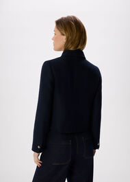 Cropped Boucle Jacket