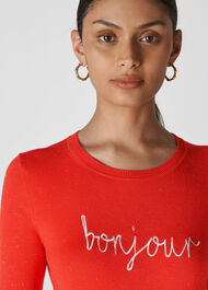 Annie Sparkle Bonjour Knit Red