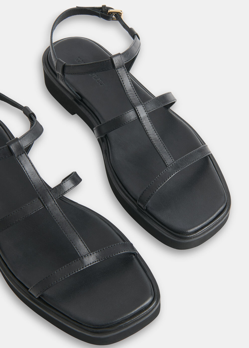 Dora Caged Square Toe Sandal
