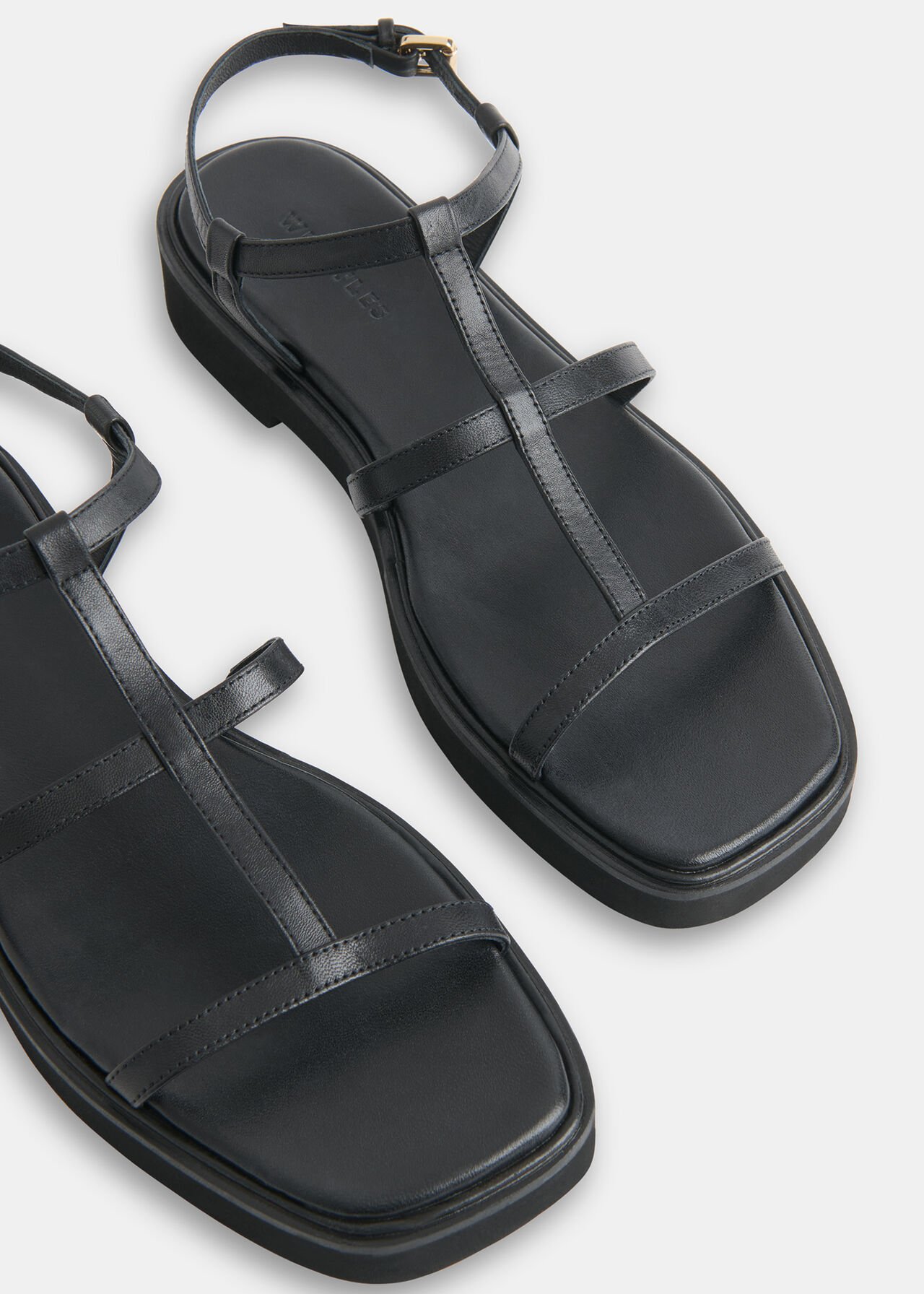 Dora Caged Square Toe Sandal