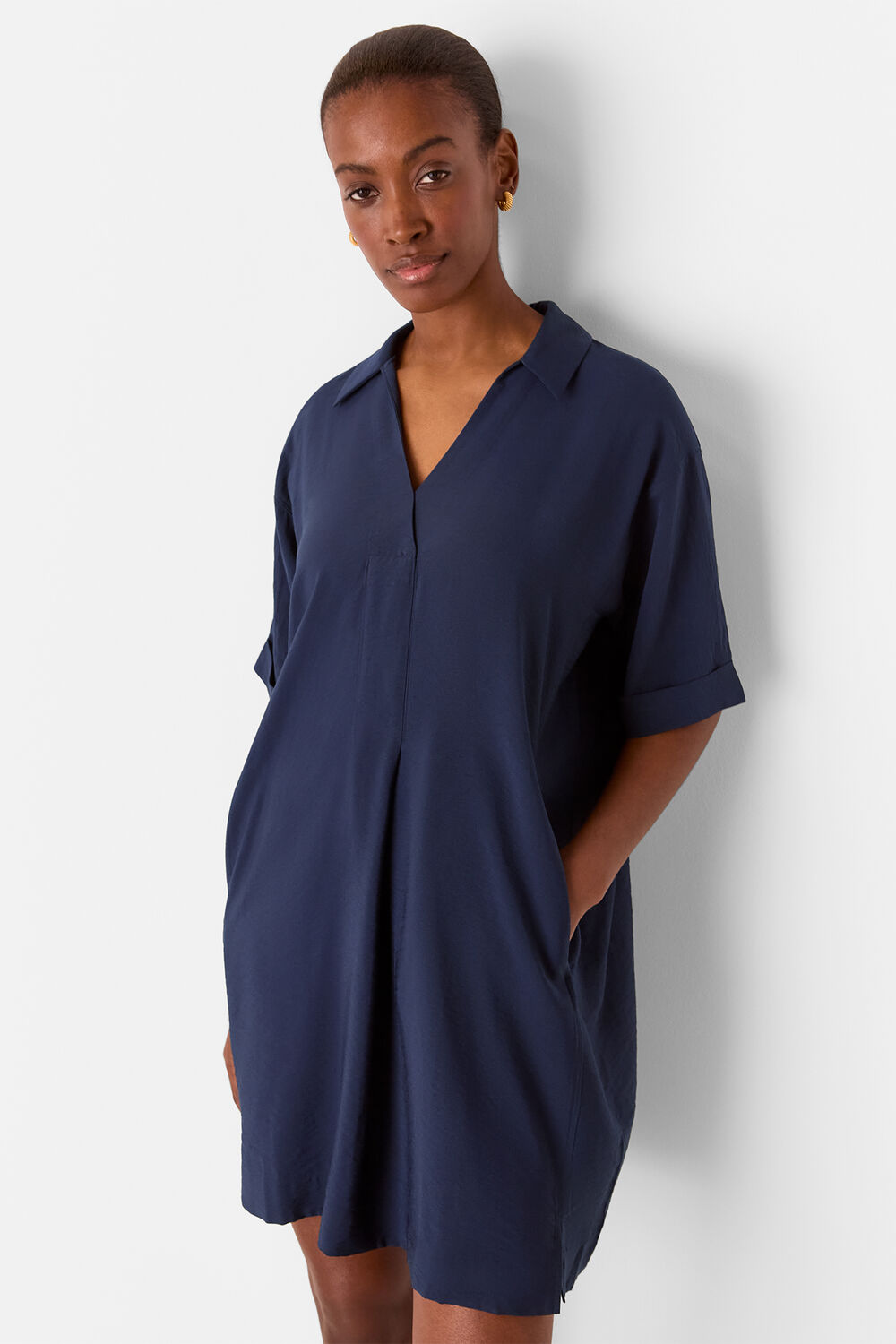 Navy Melanie Dress