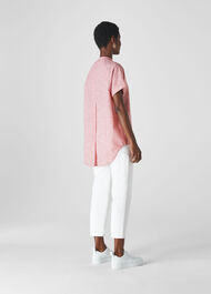 Lavina Stripe Shirt Red/Multi