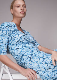 Clouded Leopard Midi Dress