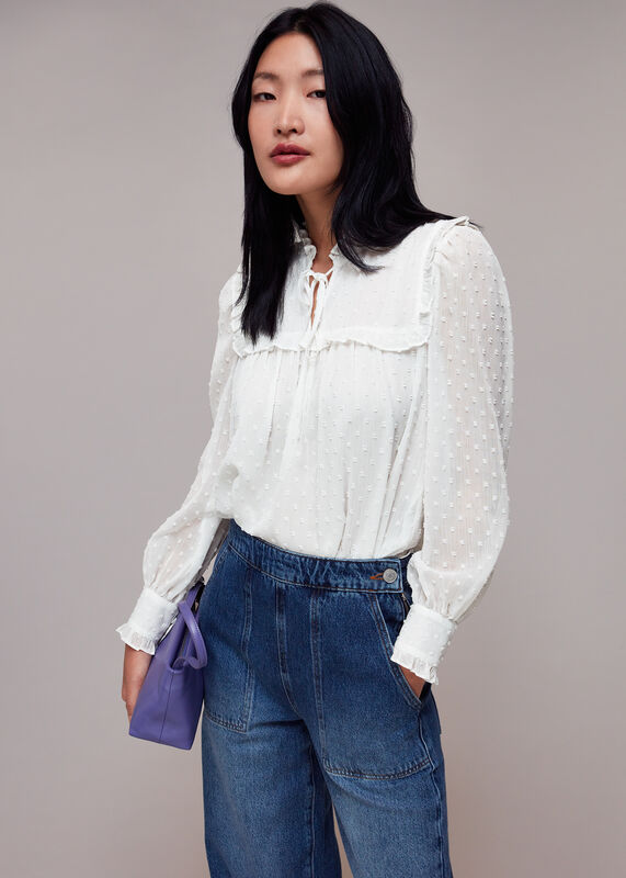 Dobby Collar Top