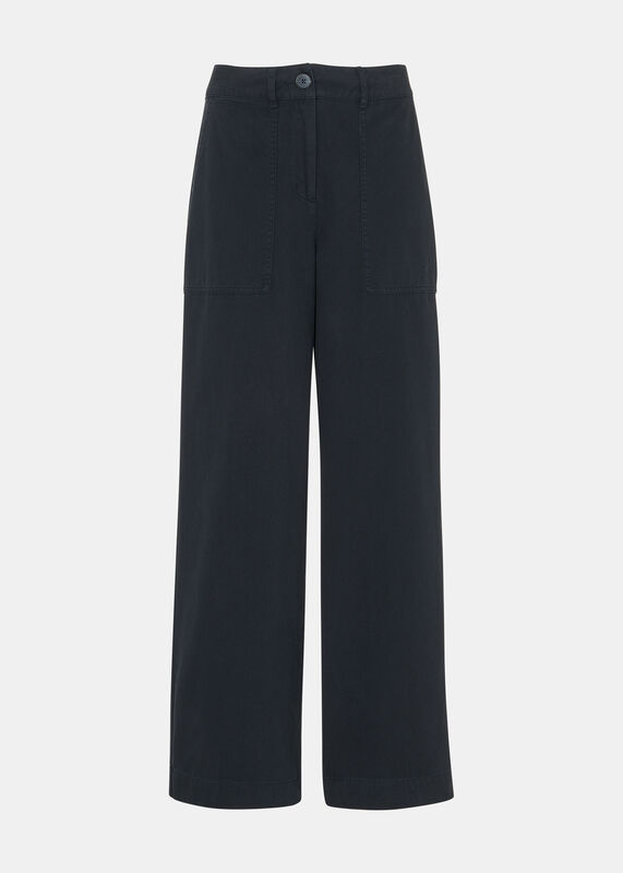 Washed Black Ruth Relaxed Leg Trouser