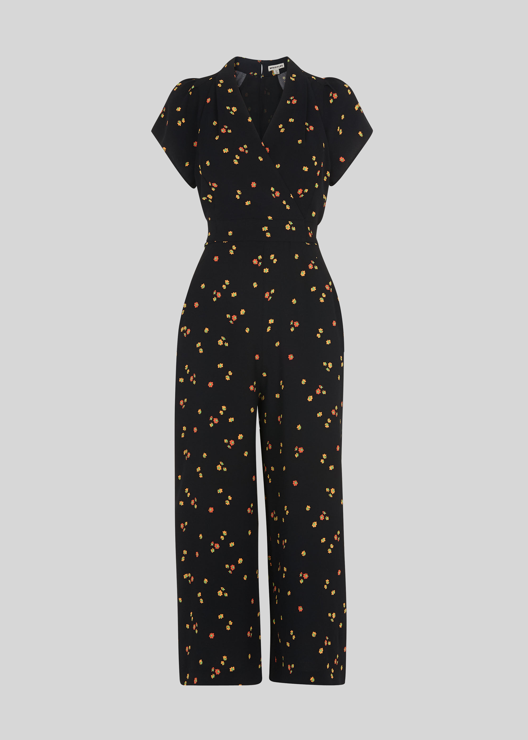 whistles floral jumpsuit