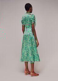 Pansy Meadow Silk Mix Dress