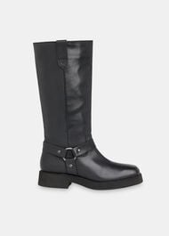 Matteo Knee High Biker Boot