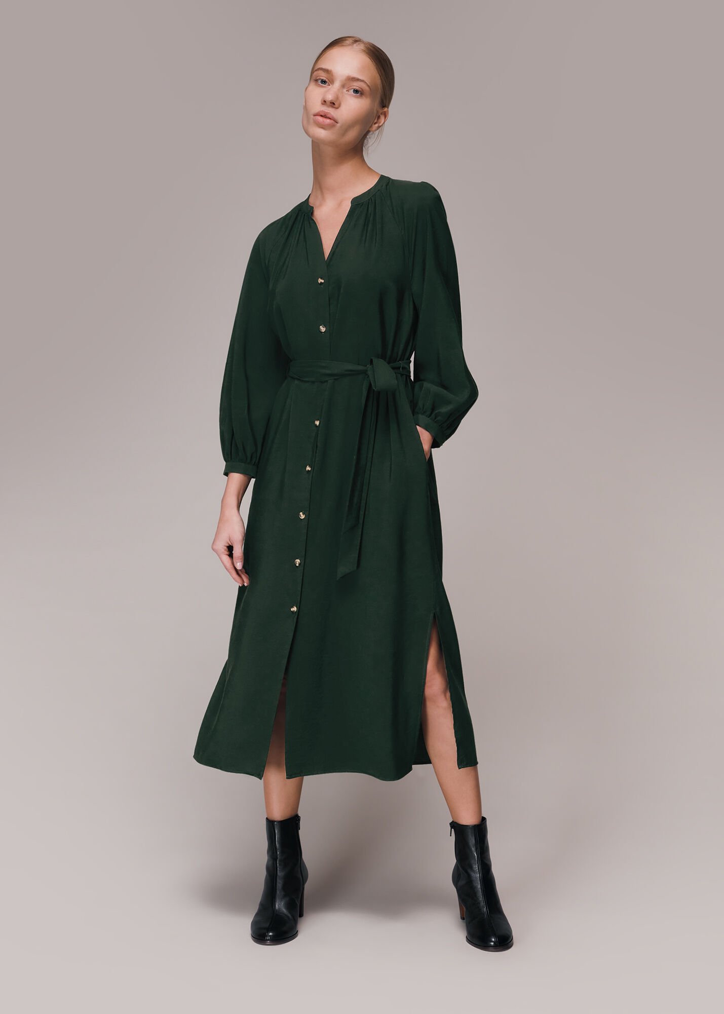 Whistles green dress 2025