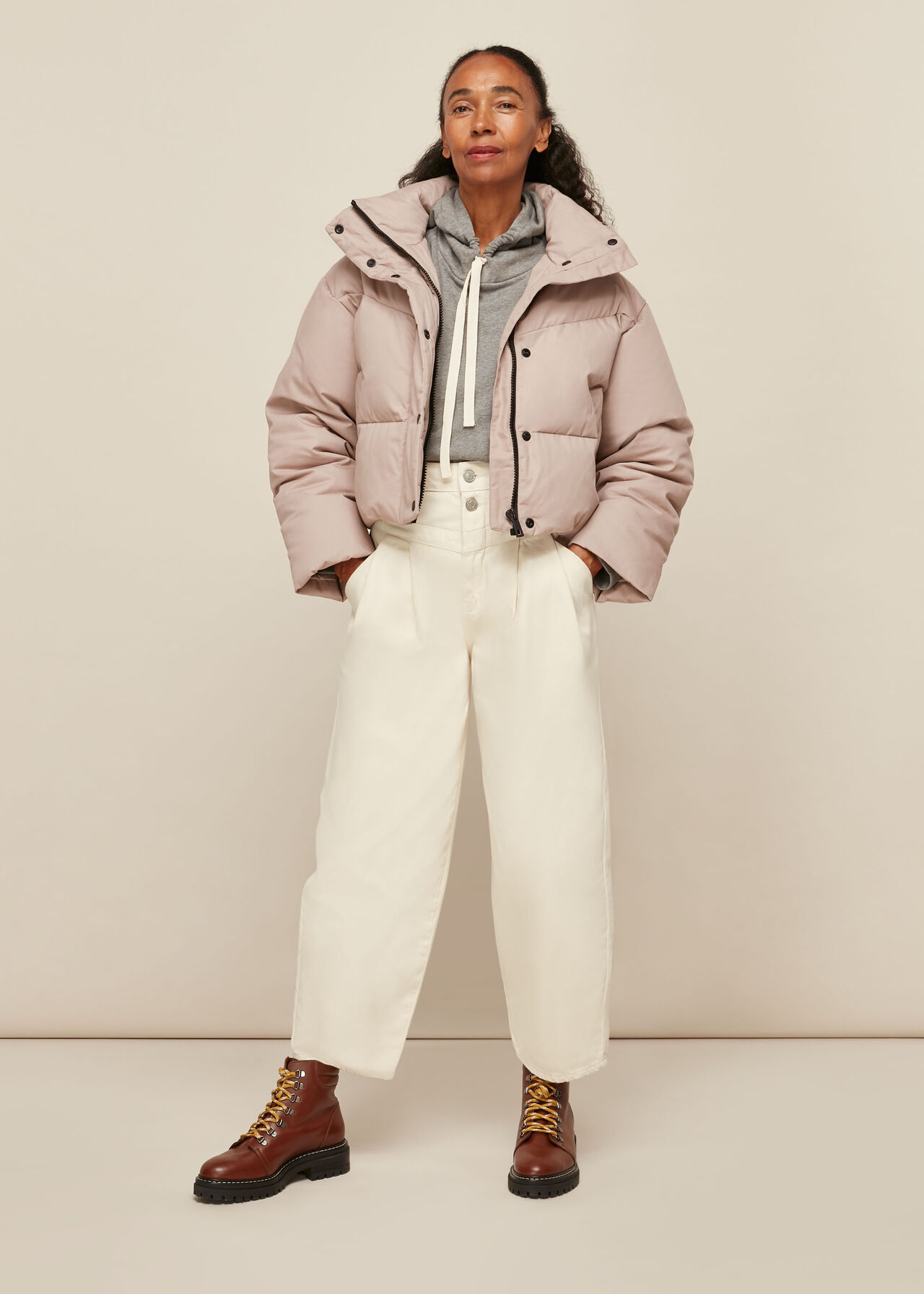 Stone Short Puffer Coat | WHISTLES