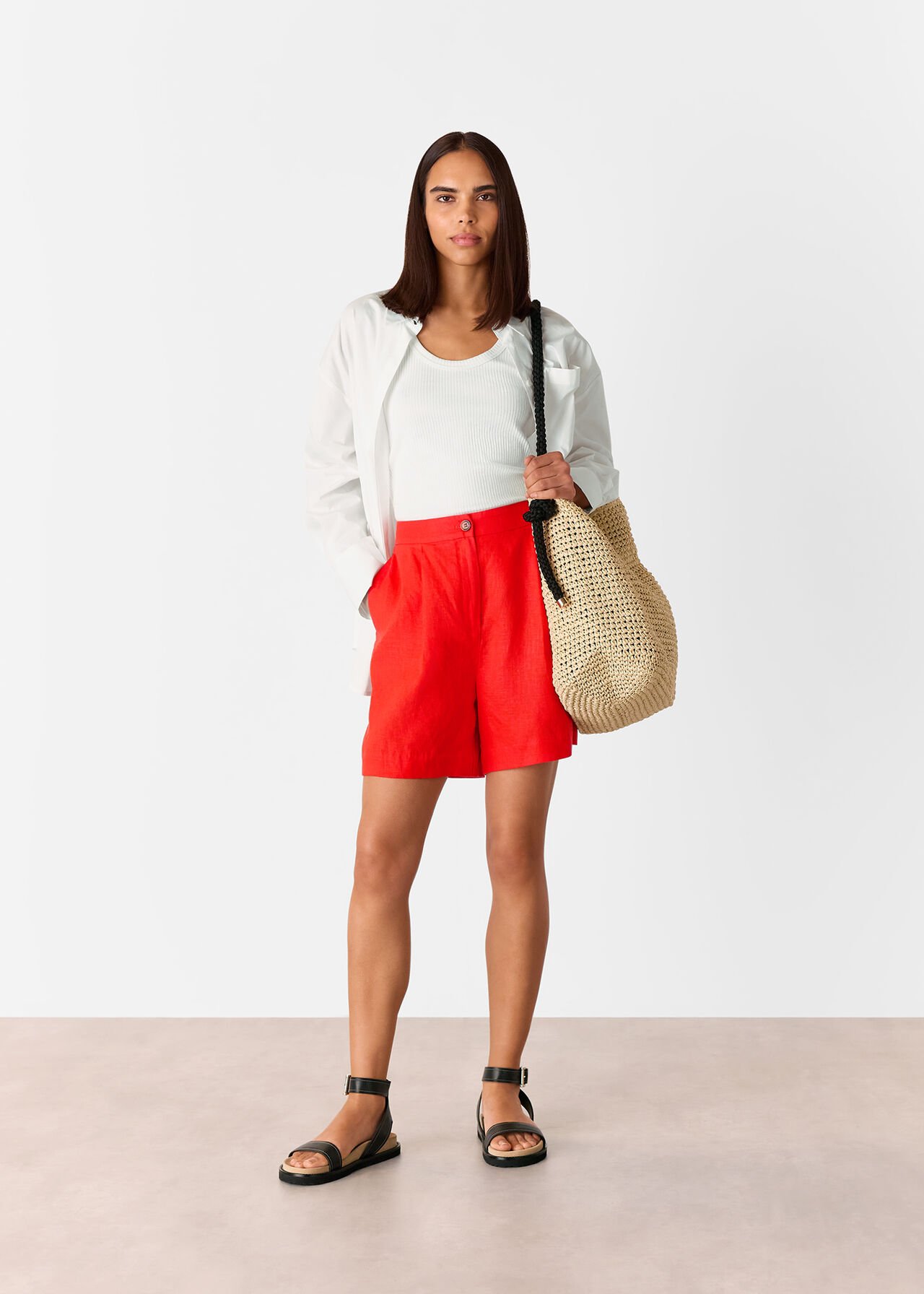 Tara Formal Linen Short