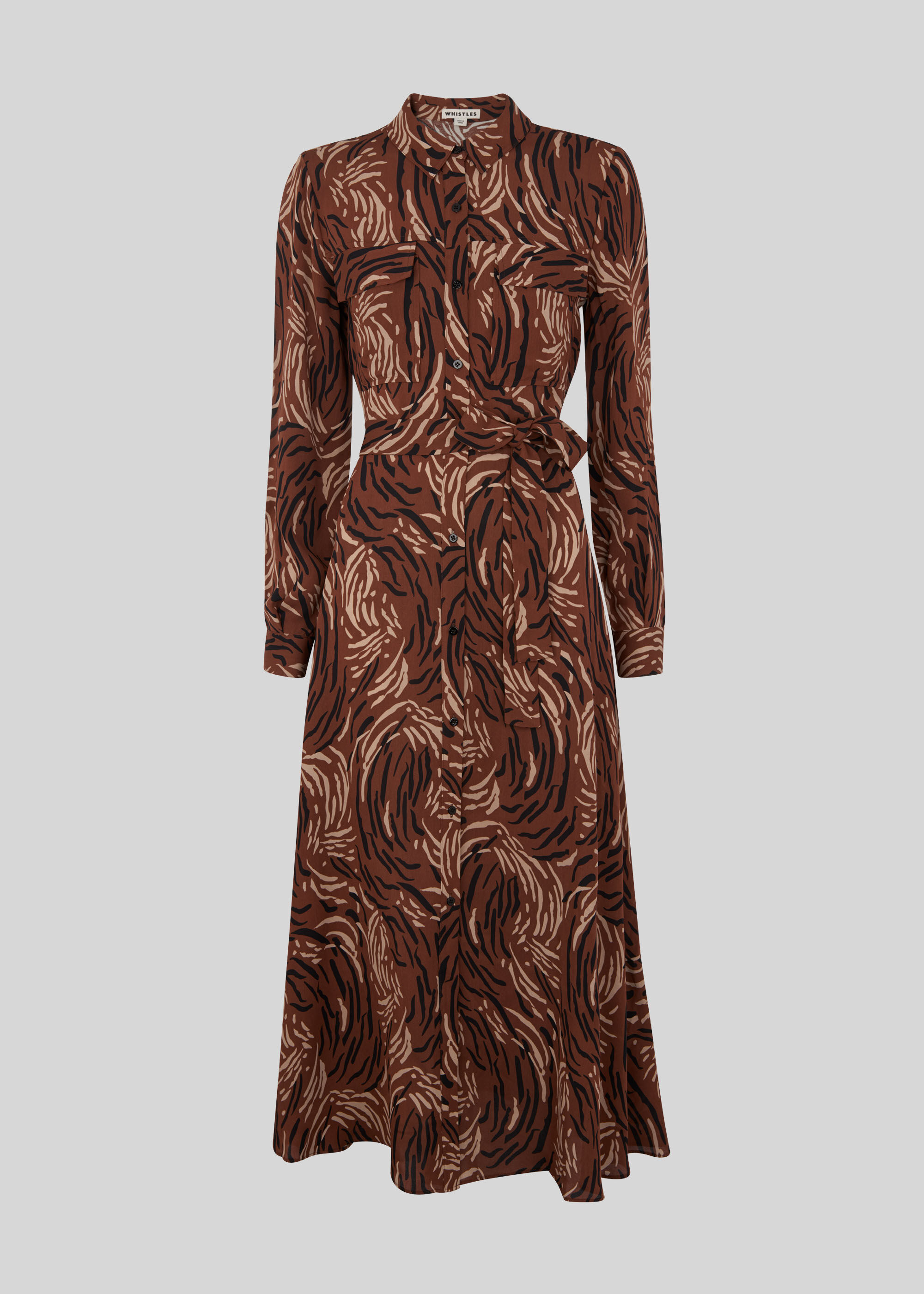 Whistles elfrida snake print dress on sale